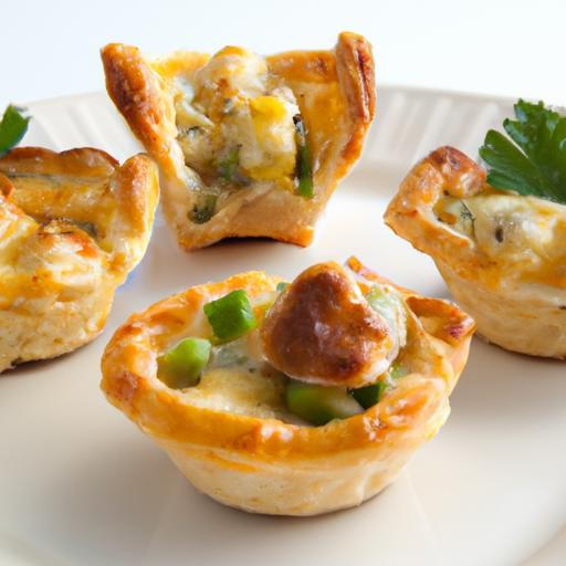 Bite-Sized Delight: Mini Quiches Wrapped in Wontons