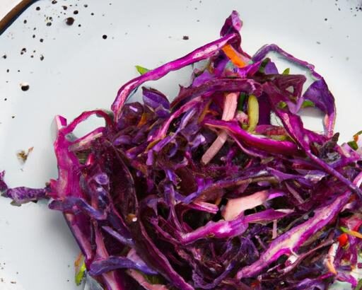 Crunchy Red Cabbage Slaw: A Vibrant Twist on Classic Sides