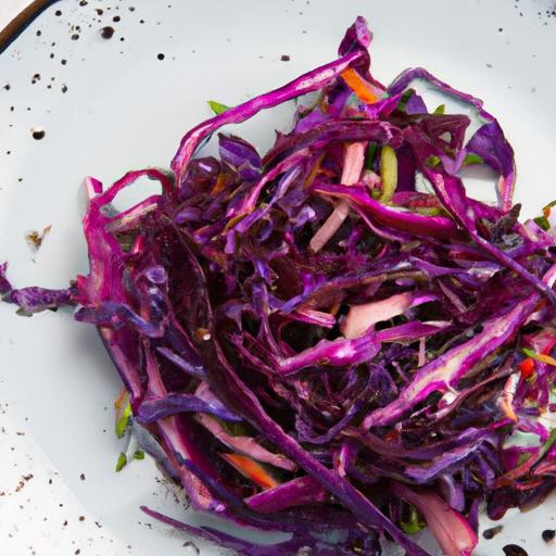 Crunchy Red Cabbage Slaw: A Vibrant Twist on Classic Sides