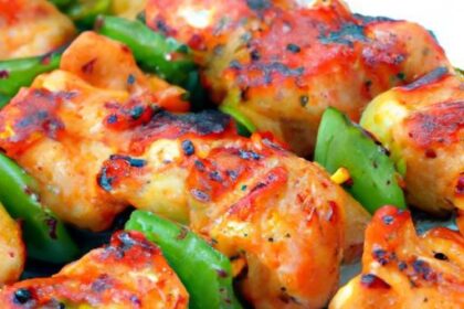 Bang Bang Chicken Skewers: Spicy Bites with a Crunch