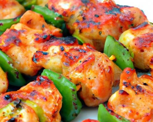 Bang Bang Chicken Skewers: Spicy Bites with a Crunch