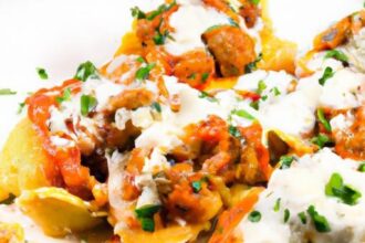 Hearty Stuffed Shells with Meat and Creamy Ricotta Bliss