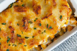 Cheesy Chicken Pasta Casserole: Comfort in Every Bite