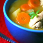 Warm Up with Cozy Chicken and Stars Soup Delight