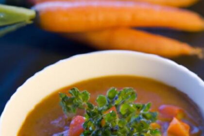 Wholesome Carrot Lentil Soup: A Nutritious Comfort Bowl