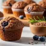 Vegan Muffins with Flaxseed