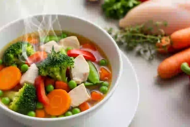 chicken and vegetable soup