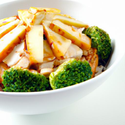Tropical Flavor Fusion: Chicken Teriyaki Pineapple Bowl Delight