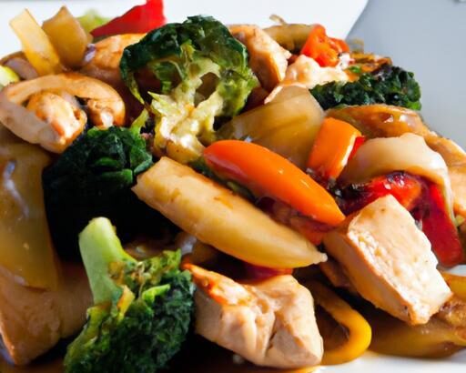 Flavorful Chicken Stir Fry with Fresh, Colorful Vegetables