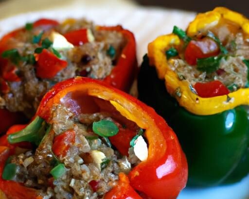 Colorful Quinoa-Stuffed Peppers: A Nutritious Delight