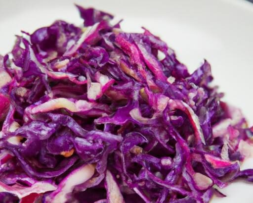 Crunchy Red Cabbage Slaw: A Colorful Twist on Classic Sides