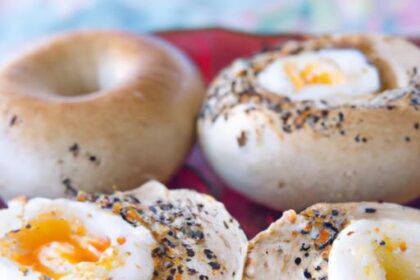 Elevate Your Snack: Hard-Boiled Eggs with Bagel Twist