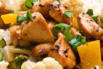 Flavor-Packed Asian Chicken Stir-Fry with Cauliflower Rice