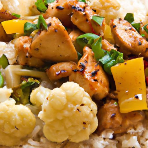 Flavor-Packed Asian Chicken Stir-Fry with Cauliflower Rice