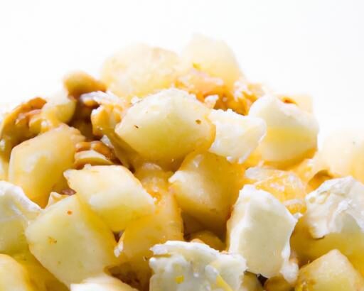 Tropical Twist: Cottage Cheese with Pineapple & Walnuts Delight