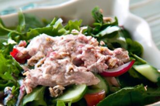 Wholesome Tuna Salad with Creamy Greek Yogurt Dressing