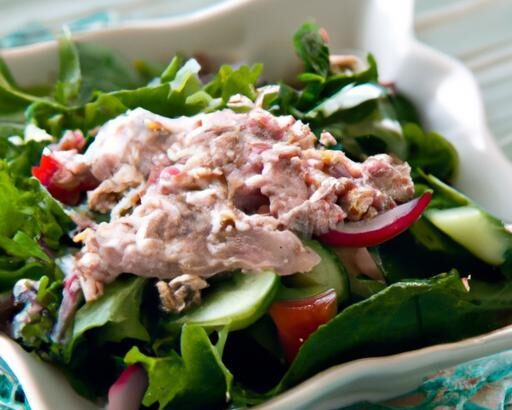 Wholesome Tuna Salad with Creamy Greek Yogurt Dressing