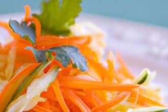 Zesty Carrot & Apple Salad with Refreshing Lime Dressing