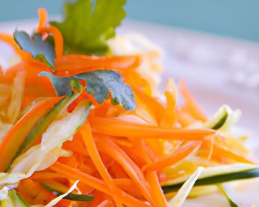 Zesty Carrot & Apple Salad with Refreshing Lime Dressing