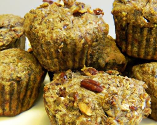 Power-Packed Vegan Protein Muffins with Flaxseed & Walnuts