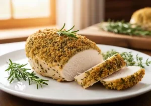 Herb-Crusted Baked Chicken Breasts