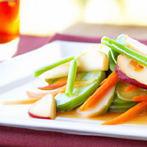 Zesty Carrot & ⁣Apple‌ Salad with Fresh Lime Dressing‍ Delight