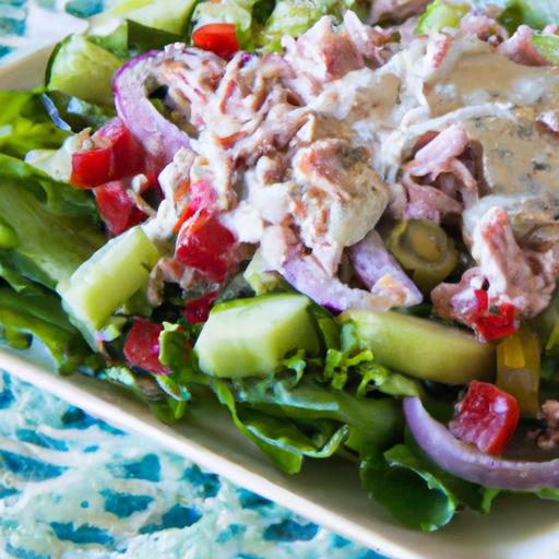 Wholesome Tuna Salad with Creamy greek Yogurt Dressing