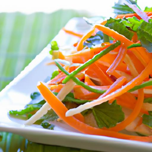 Zesty Carrot &⁤ Apple Salad with Refreshing Lime Dressing