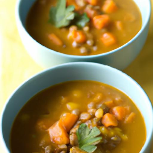 Hearty Carrot Lentil Soup:⁣ A nutritious Winter Delight