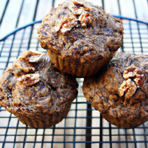 Power-Packed Vegan protein ⁣Muffins with Flaxseed & Walnuts