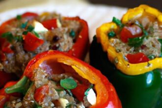 Colorful Quinoa-Stuffed Peppers: A Nutritious Delight