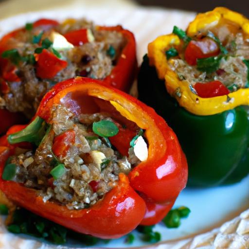 Colorful Quinoa-Stuffed Peppers: A Nutritious Delight