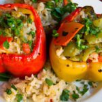 Vibrant Vegan Stuffed Peppers with Hearty Rice Filling