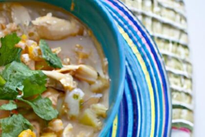 Wholesome White Chicken Chili: A Nourishing Twist on Comfort Food