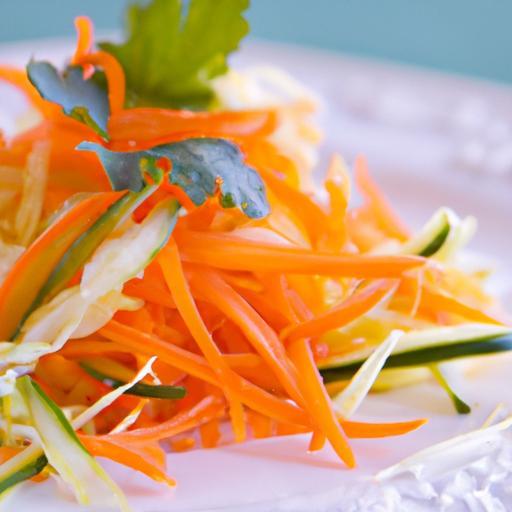 Zesty Carrot & Apple Salad with Refreshing Lime Dressing