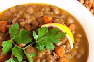 Hearty Lentil Vegetable Soup: Nutritious Comfort in a Bowl