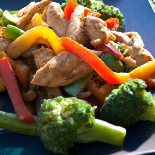 Flavorful Chicken Stir Fry with Fresh, Colorful Vegetables