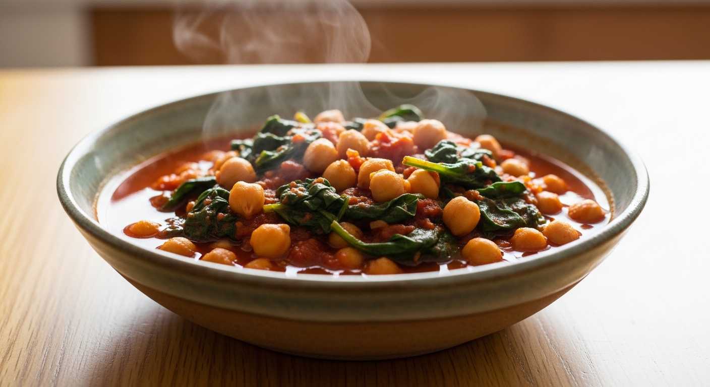 Chickpea and Spinach Stew