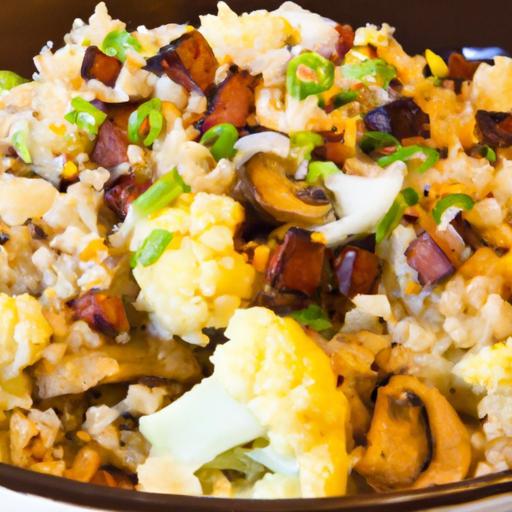 Loaded Cauliflower Rice: A Flavorful Low-Carb Delight