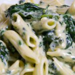 Silky Cream & Spinach Pasta: A Comforting Green Delight