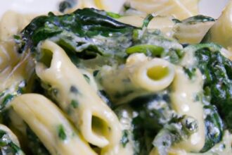 Silky Cream & Spinach Pasta: A Comforting Green Delight