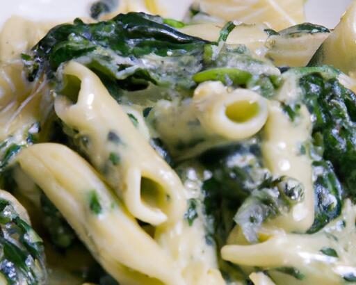 Silky Cream & Spinach Pasta: A Comforting Green Delight