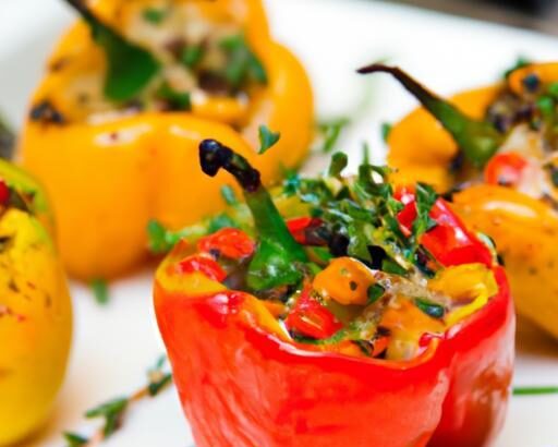 Stuffed Bell Peppers: Colorful Bites of Flavor and Nutrition