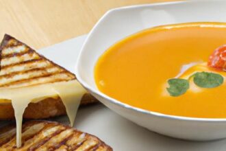 The Perfect Pair: Grilled Cheese Meets Tomato Soup Delight