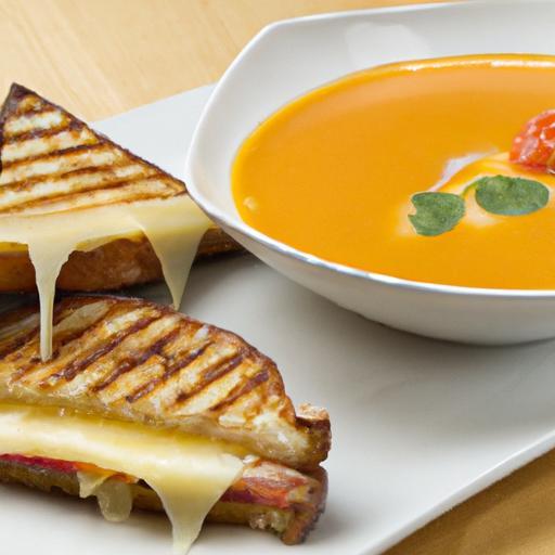 The Perfect Pair: Grilled Cheese Meets Tomato Soup Delight