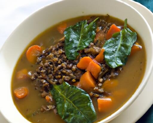 Hearty Lentil Soup with Spinach & Carrots: A Nutritious Delight