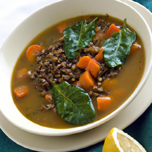 Hearty Lentil Soup with Spinach & Carrots: A Nutritious Delight