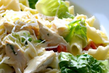 Creamy Chicken Caesar Pasta Salad: Easy Recipe Delight