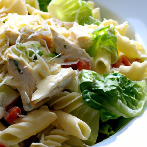 Creamy Chicken Caesar Pasta Salad: Easy Recipe Delight