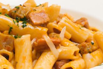 Indulgent Creamy Sausage Rigatoni: A Flavorful Delight